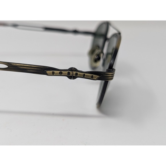 Vintage Fossil Sunglasses Aviator Tinted Lenses Tortoise Shell 53-17-135 Unisex - Picture 6 of 9